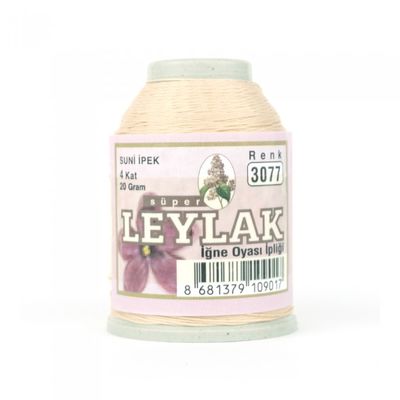 LEYLAK 20 GR. SUNİ İPEK (4 KAT İĞNE OYASI İPLİĞİ)