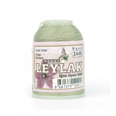 LEYLAK 20 GR. SUNİ İPEK (4 KAT İĞNE OYASI İPLİĞİ)