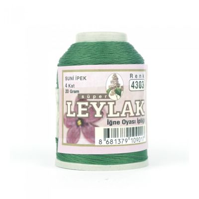 LEYLAK 20 GR. SUNİ İPEK (4 KAT İĞNE OYASI İPLİĞİ)