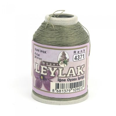 LEYLAK 20 GR. SUNİ İPEK (4 KAT İĞNE OYASI İPLİĞİ)