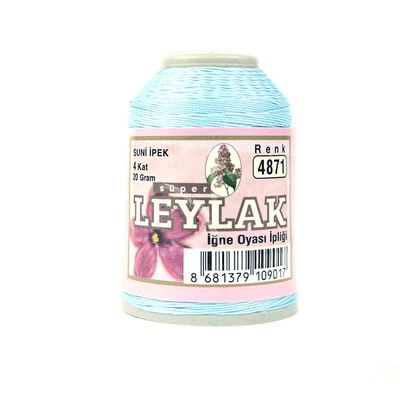 LEYLAK 20 GR. SUNİ İPEK (4 KAT İĞNE OYASI İPLİĞİ)