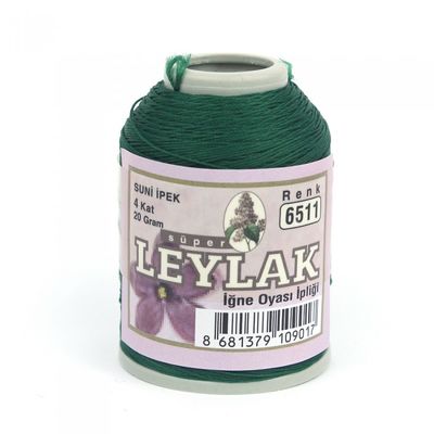 LEYLAK 20 GR. SUNİ İPEK (4 KAT İĞNE OYASI İPLİĞİ)