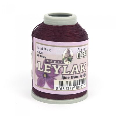 LEYLAK 20 GR. SUNİ İPEK (4 KAT İĞNE OYASI İPLİĞİ)