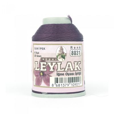 LEYLAK 20 GR. SUNİ İPEK (4 KAT İĞNE OYASI İPLİĞİ)