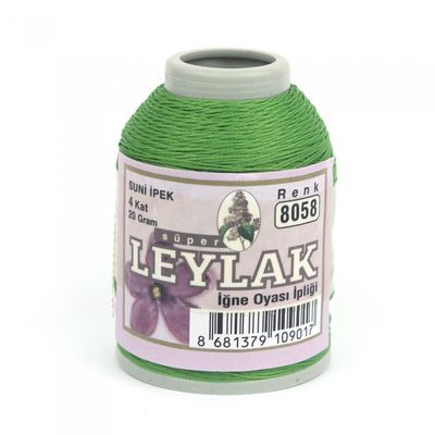 LEYLAK 20 GR. SUNİ İPEK (4 KAT İĞNE OYASI İPLİĞİ)