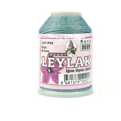 LEYLAK 20 GR. SUNİ İPEK (4 KAT İĞNE OYASI İPLİĞİ)