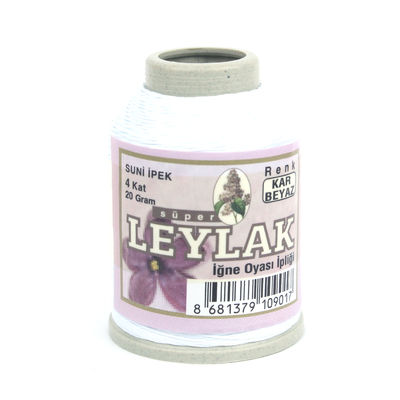 LEYLAK 20 GR. SUNİ İPEK (4 KAT İĞNE OYASI İPLİĞİ)