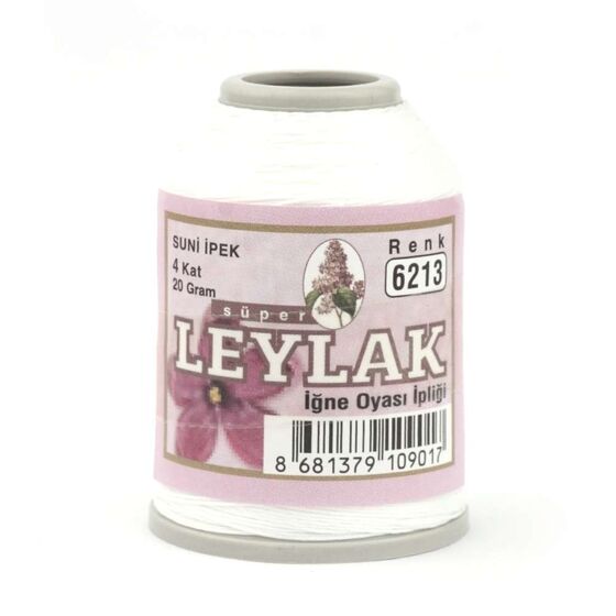 LEYLAK 20 GR. SUNİ İPEK (4 KAT İĞNE OYASI İPLİĞİ)