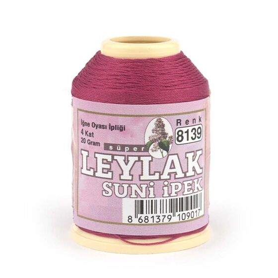 LEYLAK 20 GR. SUNİ İPEK (4 KAT İĞNE OYASI İPLİĞİ)