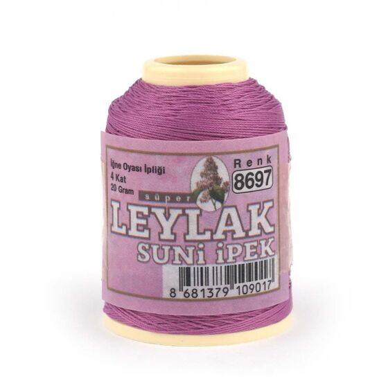 LEYLAK 20 GR. SUNİ İPEK (4 KAT İĞNE OYASI İPLİĞİ)