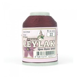 LEYLAK 20 GR. ARTIFICIAL SILK (4 PLY NEEDLE LABEL THREAD) - Thumbnail