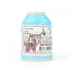 LEYLAK 20 GR. ARTIFICIAL SILK (4 PLY NEEDLE LABEL THREAD) - Thumbnail