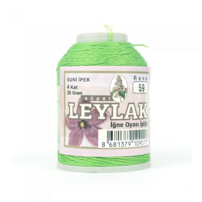 LEYLAK 20 GR. ARTIFICIAL SILK (4 PLY NEEDLE LABEL THREAD)