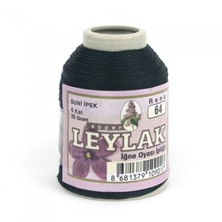 LEYLAK 20 GR. ARTIFICIAL SILK (4 PLY NEEDLE LABEL THREAD) - Thumbnail