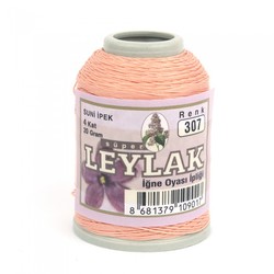 LEYLAK 20 GR. ARTIFICIAL SILK (4 PLY NEEDLE LABEL THREAD) - Thumbnail