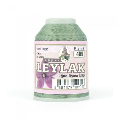 LEYLAK 20 GR. ARTIFICIAL SILK (4 PLY NEEDLE LABEL THREAD)