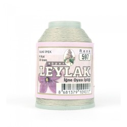 LEYLAK 20 GR. ARTIFICIAL SILK (4 PLY NEEDLE LABEL THREAD) - Thumbnail