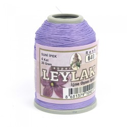 LEYLAK 20 GR. ARTIFICIAL SILK (4 PLY NEEDLE LABEL THREAD) - Thumbnail