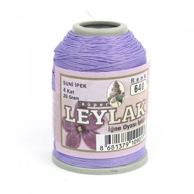 LEYLAK 20 GR. ARTIFICIAL SILK (4 PLY NEEDLE LABEL THREAD)