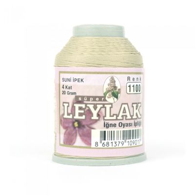 LEYLAK 20 GR. ARTIFICIAL SILK (4 PLY NEEDLE LABEL THREAD)