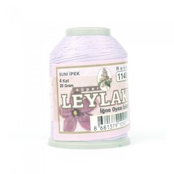 LEYLAK 20 GR. ARTIFICIAL SILK (4 PLY NEEDLE LABEL THREAD) - Thumbnail