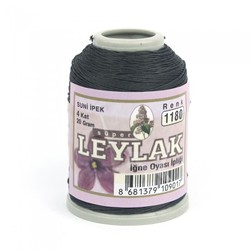 LEYLAK 20 GR. ARTIFICIAL SILK (4 PLY NEEDLE LABEL THREAD) - Thumbnail