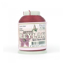 LEYLAK 20 GR. ARTIFICIAL SILK (4 PLY NEEDLE LABEL THREAD) - Thumbnail