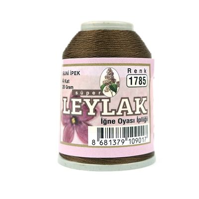 LEYLAK 20 GR. ARTIFICIAL SILK (4 PLY NEEDLE LABEL THREAD)