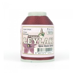 LEYLAK 20 GR. ARTIFICIAL SILK (4 PLY NEEDLE LABEL THREAD) - Thumbnail