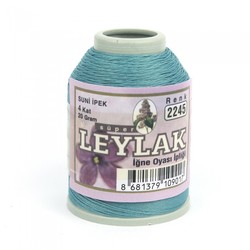 LEYLAK 20 GR. ARTIFICIAL SILK (4 PLY NEEDLE LABEL THREAD) - Thumbnail