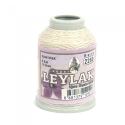 LEYLAK 20 GR. ARTIFICIAL SILK (4 PLY NEEDLE LABEL THREAD) - Thumbnail