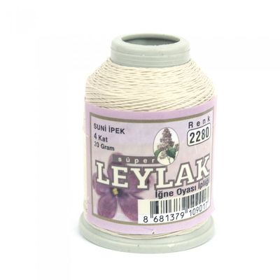 LEYLAK 20 GR. ARTIFICIAL SILK (4 PLY NEEDLE LABEL THREAD)