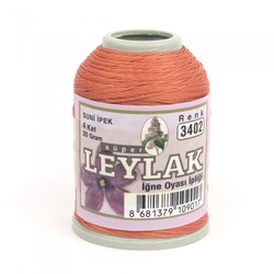 LEYLAK 20 GR. ARTIFICIAL SILK (4 PLY NEEDLE LABEL THREAD) - Thumbnail