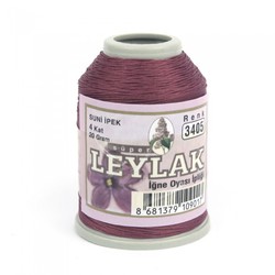 LEYLAK 20 GR. ARTIFICIAL SILK (4 PLY NEEDLE LABEL THREAD) - Thumbnail