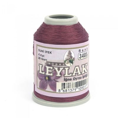 LEYLAK 20 GR. ARTIFICIAL SILK (4 PLY NEEDLE LABEL THREAD)