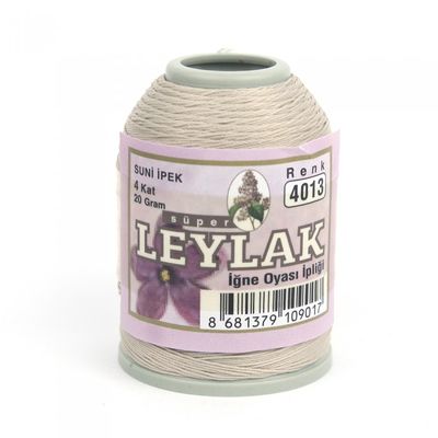 LEYLAK 20 GR. ARTIFICIAL SILK (4 PLY NEEDLE LABEL THREAD)