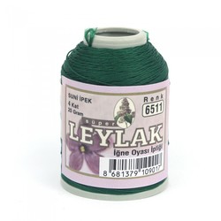 LEYLAK 20 GR. ARTIFICIAL SILK (4 PLY NEEDLE LABEL THREAD) - Thumbnail