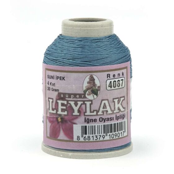 LEYLAK 20 GR. ARTIFICIAL SILK (4 PLY NEEDLE LABEL THREAD)