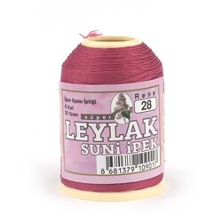 LEYLAK 20 GR. ARTIFICIAL SILK (4 PLY NEEDLE LABEL THREAD) - Thumbnail