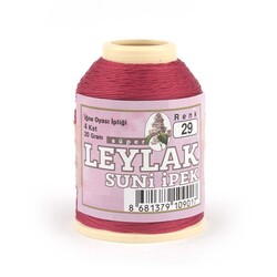 LEYLAK 20 GR. ARTIFICIAL SILK (4 PLY NEEDLE LABEL THREAD) - Thumbnail