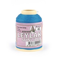 LEYLAK 20 GR. ARTIFICIAL SILK (4 PLY NEEDLE LABEL THREAD) - Thumbnail