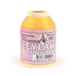 LEYLAK 20 GR. ARTIFICIAL SILK (4 PLY NEEDLE LABEL THREAD) - Thumbnail