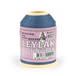 LEYLAK 20 GR. ARTIFICIAL SILK (4 PLY NEEDLE LABEL THREAD) - Thumbnail