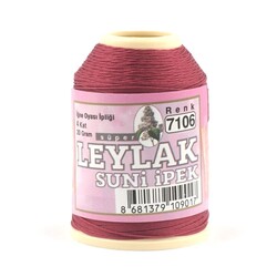 LEYLAK 20 GR. ARTIFICIAL SILK (4 PLY NEEDLE LABEL THREAD) - Thumbnail