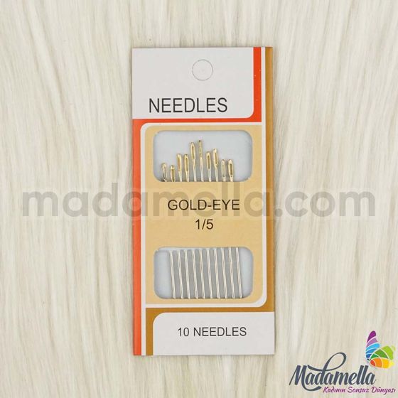 LONG SEWING NEEDLE WITH CARD
