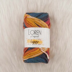 LOREN HAPPY HAND KNITTING YARN 100 GR.170 M. - Thumbnail