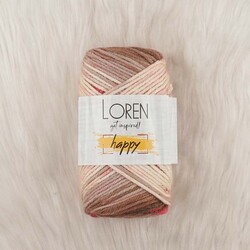 LOREN HAPPY HAND KNITTING YARN 100 GR.170 M. - Thumbnail