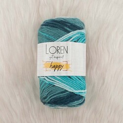 LOREN HAPPY HAND KNITTING YARN 100 GR.170 M. - Thumbnail