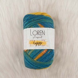 LOREN HAPPY HAND KNITTING YARN 100 GR.170 M. - Thumbnail