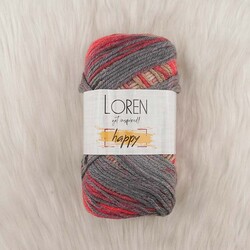 LOREN HAPPY HAND KNITTING YARN 100 GR.170 M. - Thumbnail